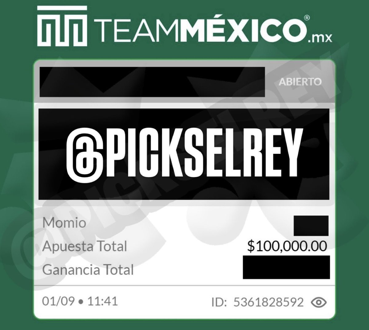 PicksElRey's tweet photo. LISTO EL STAKE 80 DE GALLITOVIP 🐓⚾️ EN MI GRUPO PREMIUM 👑

VAMOS POR OTRA JUGADA GRANDE DE $100,000 MXN ⭐️

TODOS LOS QUE LA QUIERAN YAAAA DEN CLICK ACÁ 👇🏻👇🏻👇🏻

📌 https://t.co/RKWSsvZinL https://t.co/dMZL5sibOg