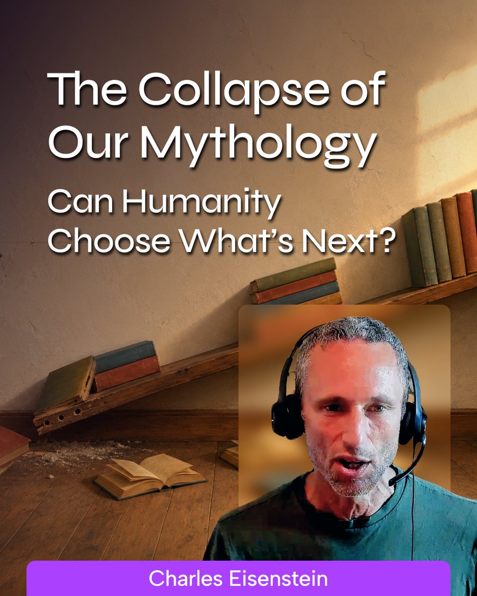 NJHagens's tweet photo. In this episode, I welcome author and philosopher @ceisenstein for a long-requested conversation on the mythologies underneath civilization.

https://t.co/CITRkEgu7n https://t.co/NX1Dp3lWmO