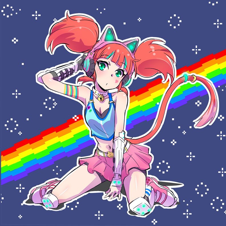 DailyNekomimi's tweet photo. The catgirl of the day is Neon Katt from RWBY! https://t.co/e9u8EgJw00