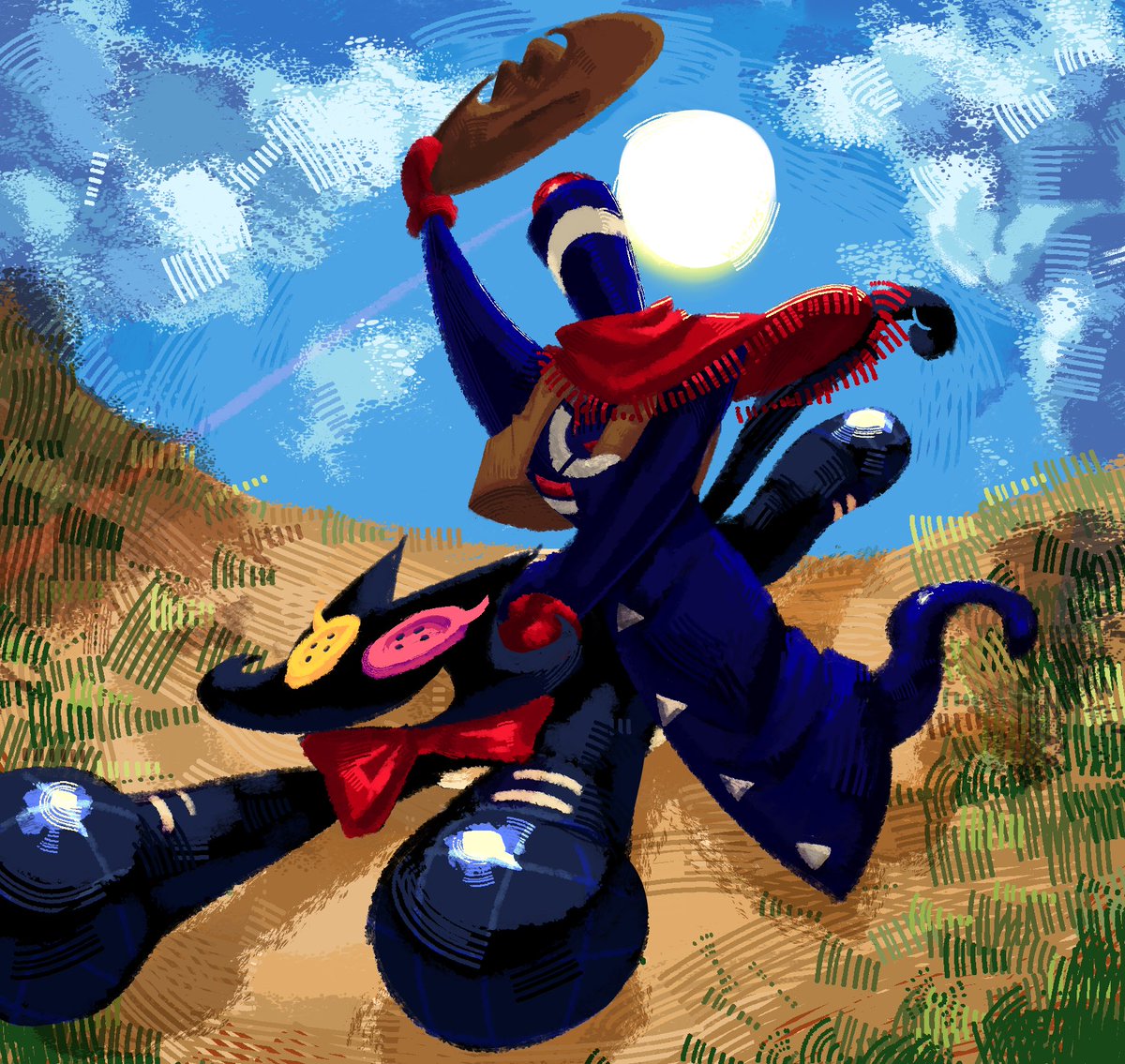 VANXIVTA's tweet photo. HAPPY #juesday FT. Pluey :-)

#deltarune https://t.co/KMbF10Z8YH