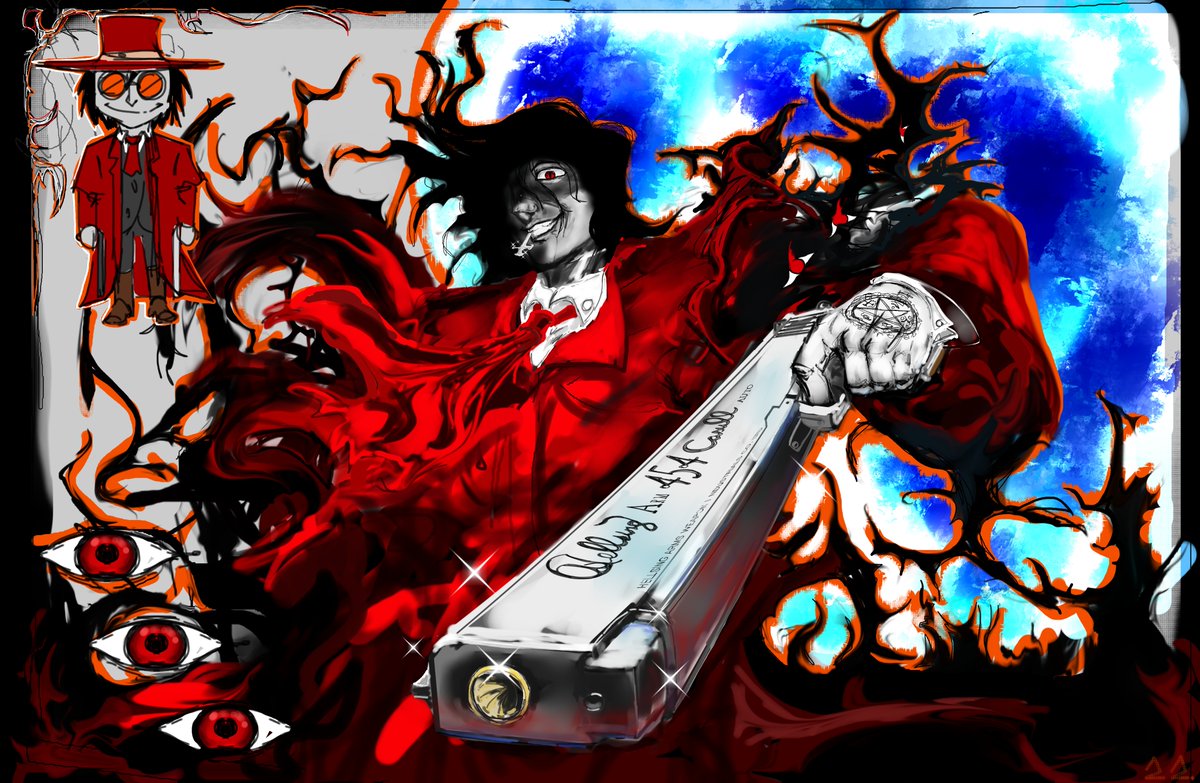 twentytwo0204's tweet photo. 🟥 Alucard #hellsing #fanart 🟥ㅤㅤㅤ https://t.co/2u39m6XvNI