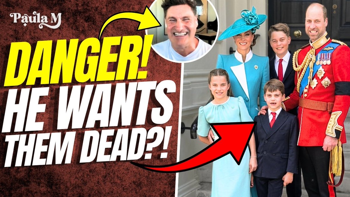 paulamatanovich's tweet photo. TOMORROW'S SPICY LIVE: Royal Gossip Youtubers MOCKS Prince William's Death!?
#robshutter #danwootton #meghanmarkle #sussexsquad #royalfamily
https://t.co/z0xnFn8ZHO via @YouTube https://t.co/hfbTww1HCe