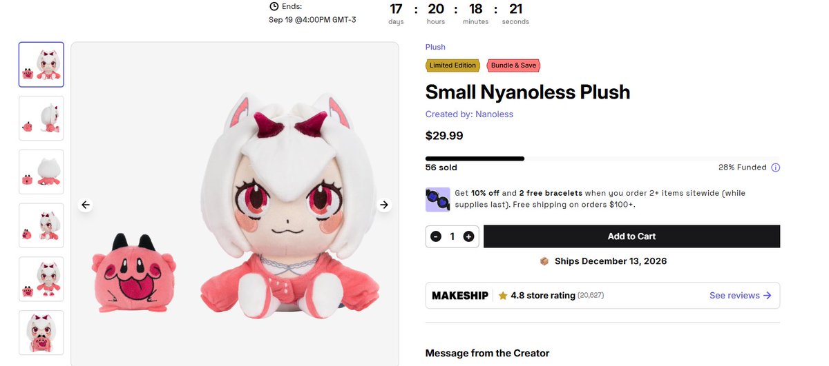 Nanoless_'s tweet photo. Reminder to get your Naninho at Makeshift before it's gone forever! https://t.co/3jHZHO8qzO