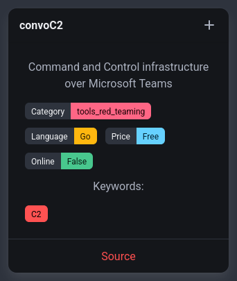 rawsec_cyber's tweet photo. New entries were added on the #Rawsec #Cybersecurity Inventory
@noraj_rawsec added
π convoC2 by @cxnturi0n
π DescribeNTSecurityDescriptor by @podalirius_
π CaptainCredz by @_bluesheet at @Synacktiv
π Prox-Ez by @b1two_ at @Synacktiv
https://t.co/5X5G460Lmt https://t.co/m8EFVUiroZ