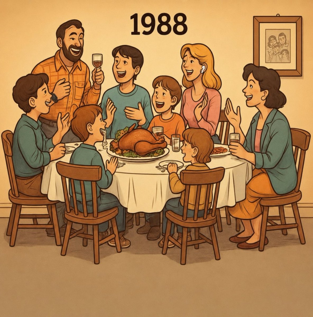 hibanoorie's tweet photo. This photo is from 1988, but one detail clearly doesn’t belong there.

Can you spot what’s out of place? https://t.co/05mKspwj1A