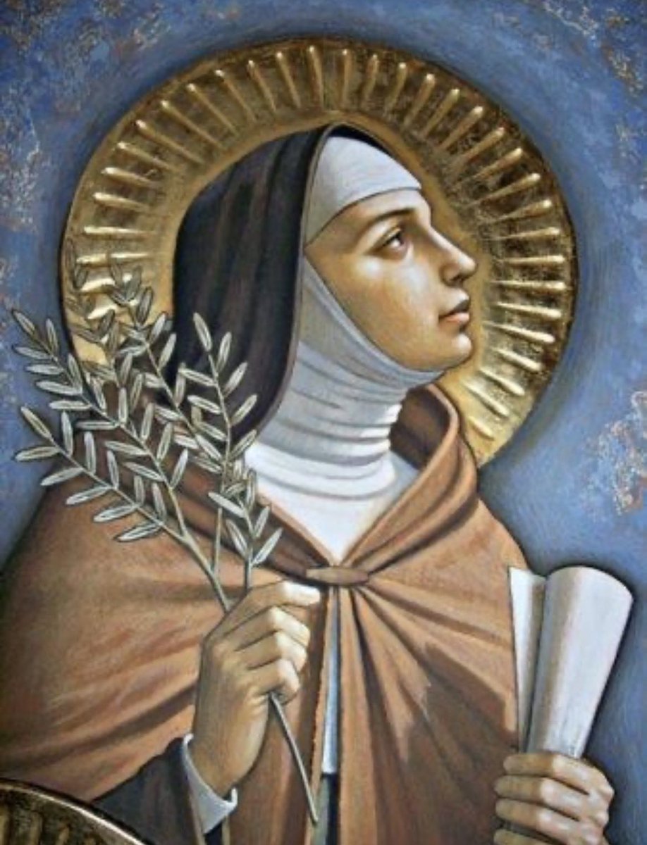 BStephane0809's tweet photo. Sainte Rita de Cascia — Margherita Lotti, patronne des causes désespérées.
Sainte Claire d’Assise — Chiara Offreduccio, fondatrice des Clarisses.
Sainte Catherine de Sienne — Caterina Benincasa, docteure de l’Église.
Sainte Thérèse d’Avila — Teresa Sánchez de Cepeda y Ahumada https://t.co/LnR5Szj2VV