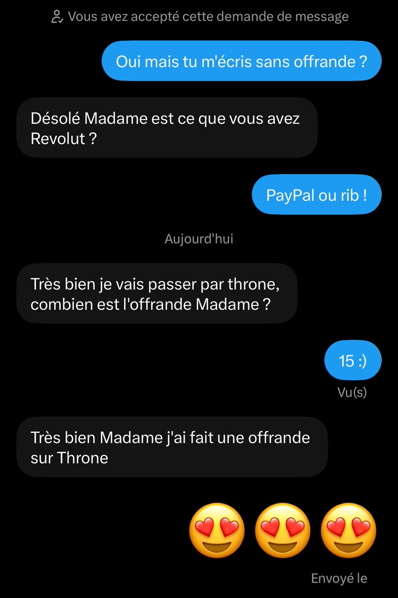 SarahDomii66's tweet photo. Alala prenez exemple 🫠

#soumis #moneyslavefr #dominante https://t.co/lsaCQnT6x2