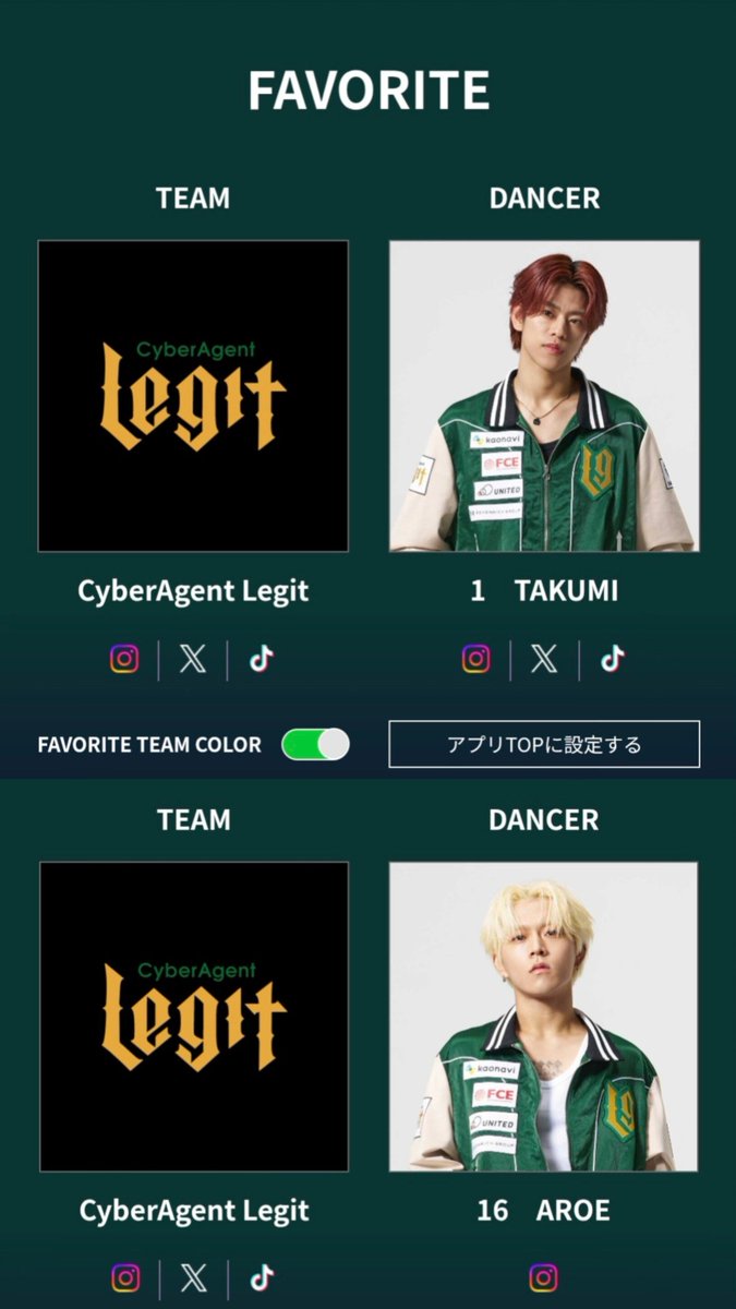 asapin8's tweet photo. 26-27SEASONSも応援できる事を
嬉しく思います(*´∀`*)♡
#TAKUMI #AROE #cyberagentlegit #dleague #dリーグ https://t.co/JGhEwPQJCm