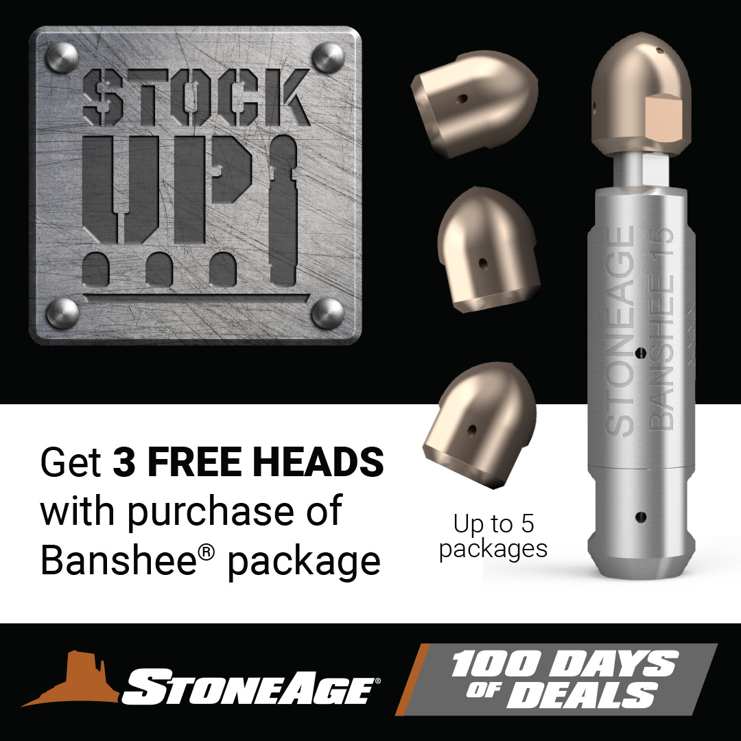 StoneageTools's tweet photo. Heads Up: FREE Banshee Heads ARE BACK!

When you buy 1 Banshee tool package, we’re giving you 3 FREE Banshee heads (limit 5 full-price Banshee tools and 15 free Banshee heads).

This offer is only around for a short time - use Promo Code BN2026 and don’t wait to stock up! https://t.co/UYFBzfUpZy