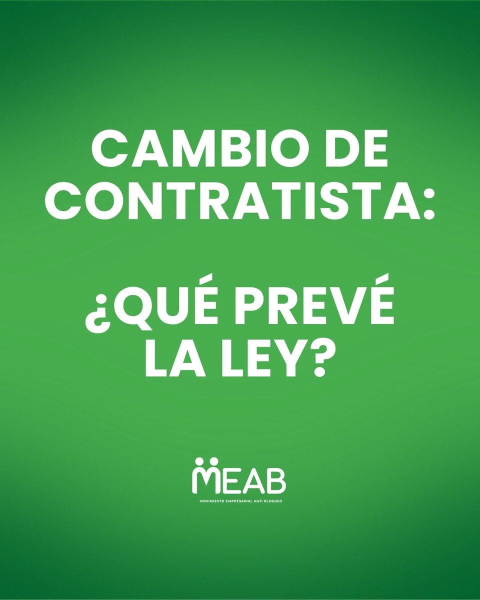 MEABArgentina's tweet photo. ⚖️ DESPEDIR NO ES ILEGAL

Un contrato de trabajo no es perpetuo. Es una relación jurídica que puede extinguirse.

El empleador puede disponer la extinción del vínculo y pagar las indemnizaciones que establece la legislación laboral, si correspondiere. 

🚨 Lo que no puede aceptarse es que, por ejercer una facultad legal, una empresa sea sometida a amenazas, bloqueos, presiones o exigencias económicas por parte de una organización sindical.

La indemnización que corresponde la establece la LEY.
No la presión sindical.

Defender los derechos de los trabajadores no significa convertir la continuidad laboral en una obligación perpetua ni el despido en un delito.

📌  EXTINGUIR UN CONTRATO CONFORME A LA LEY NO ES DELITO.
Y ninguna organización puede estar por encima de la Constitución y las leyes.