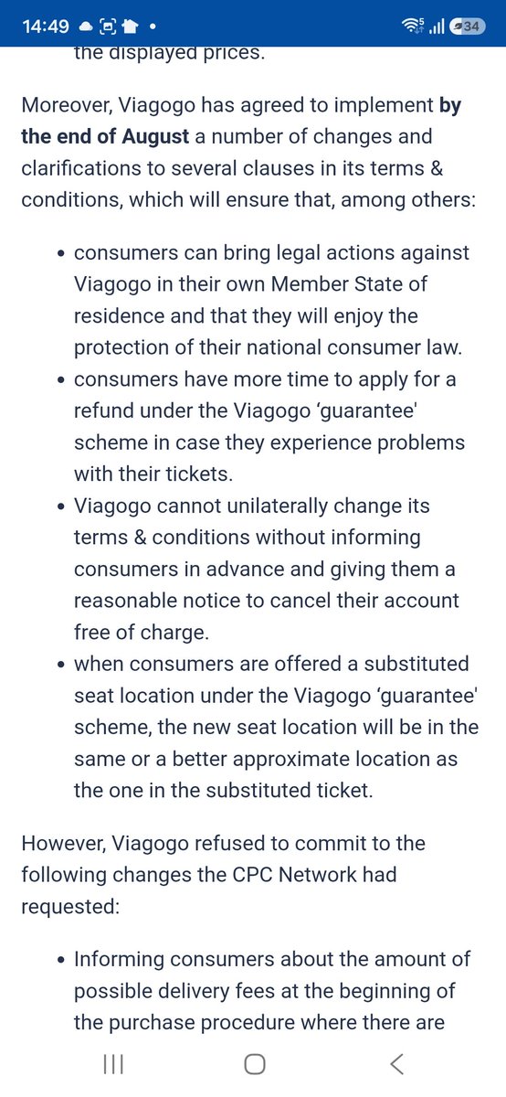 pinky7cly's tweet photo. @viagogo
@MoneySavingExp @MoneySavingExp @CMAgovUK how is this allowed? Given the 2018 case against viagogo and the explicit terms, absolute disgrace! https://t.co/kEqU3skYoo