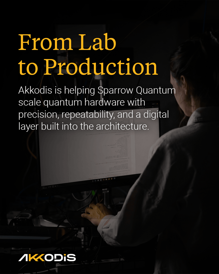 RandomAvgGuy's tweet photo. ⚛️ Quantum computing's potential is only as strong as the systems behind it. 

We are helping Sparrow Quantum move quantum hardware from the lab to industrial-scale production, with the precision and repeatability that make it reliable at scale.

🔗 Read the full story in… https://t.co/z3VzykBQYQ