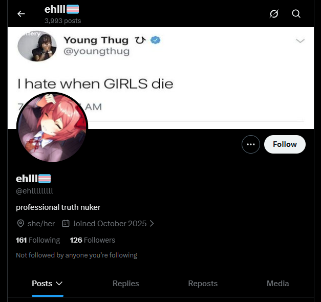 pinkflatsnobars's tweet photo. @ehlllllllll One more terrible take from you "Ehlll" and you will not be around much longer #IwillKillYou #WatchYourWordsWhenYouSpeakOnKllhhr https://t.co/V4hcb6vsPc