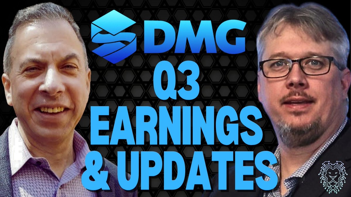 McnallieM's tweet photo. Great interview here with Sheldon Bennett CEO and Steven Eliscu COO @dmgblockchain going over their latest Q3 Earnings, LOI, Christina Lake Updates and Outlook!!! 🔥🔥🔥 $DMGI.NE 

https://t.co/L55Q8Srj8b https://t.co/iTDu00UuOD