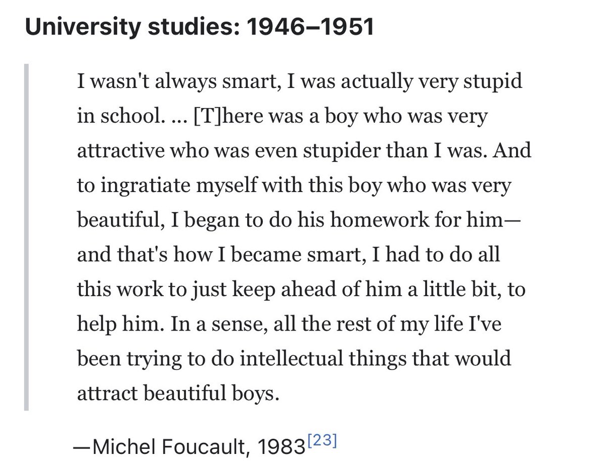 EFZ713's tweet photo. @ultra_privchick Don't worry, that's really not any more embarrassing than Foucault's motivation https://t.co/fao4xkCxRh
