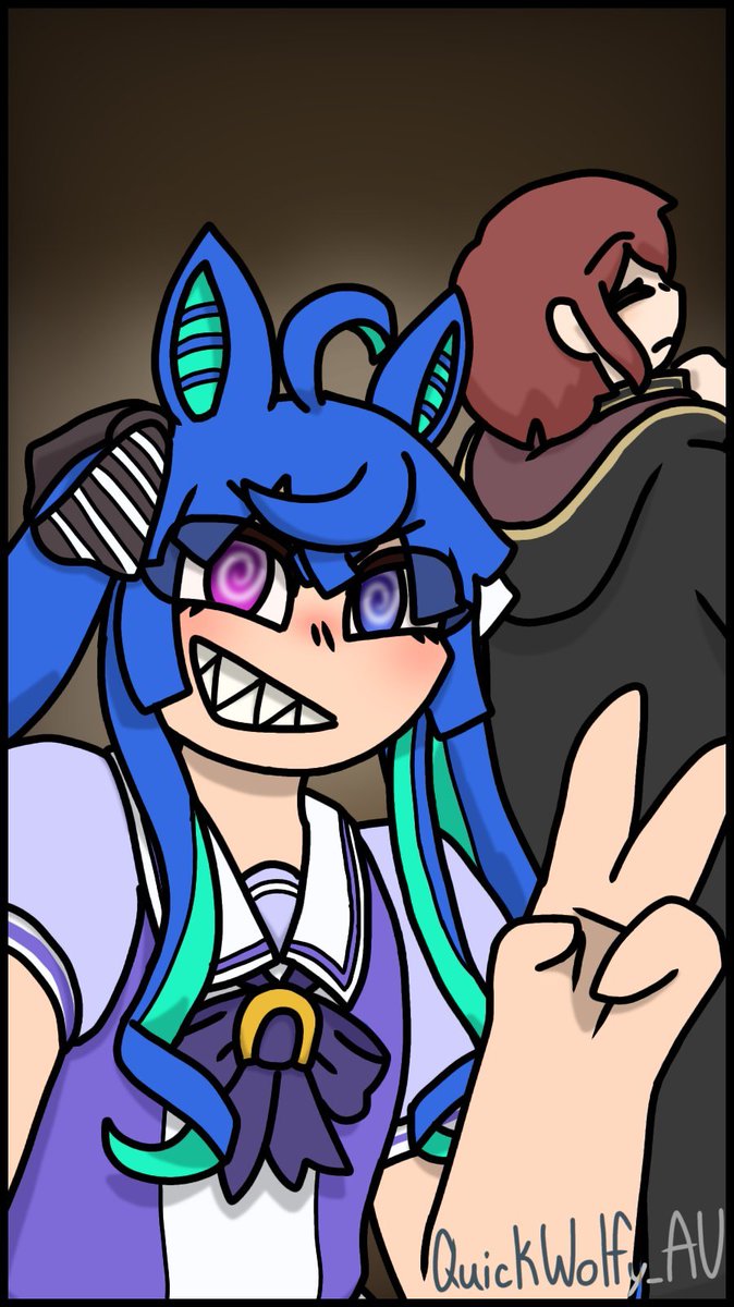 ItsNotDoubleJet's tweet photo. TWIN TURBO IS HERE AND READY TO RUN AND PLAY AND MAKE FRIENDS
"A Full-Throttle Getaway Girl" Twin Turbo
I'm here too! - Morgan
#UmaRP #UmamusumeRP #FERP https://t.co/EU9HDSh8rw