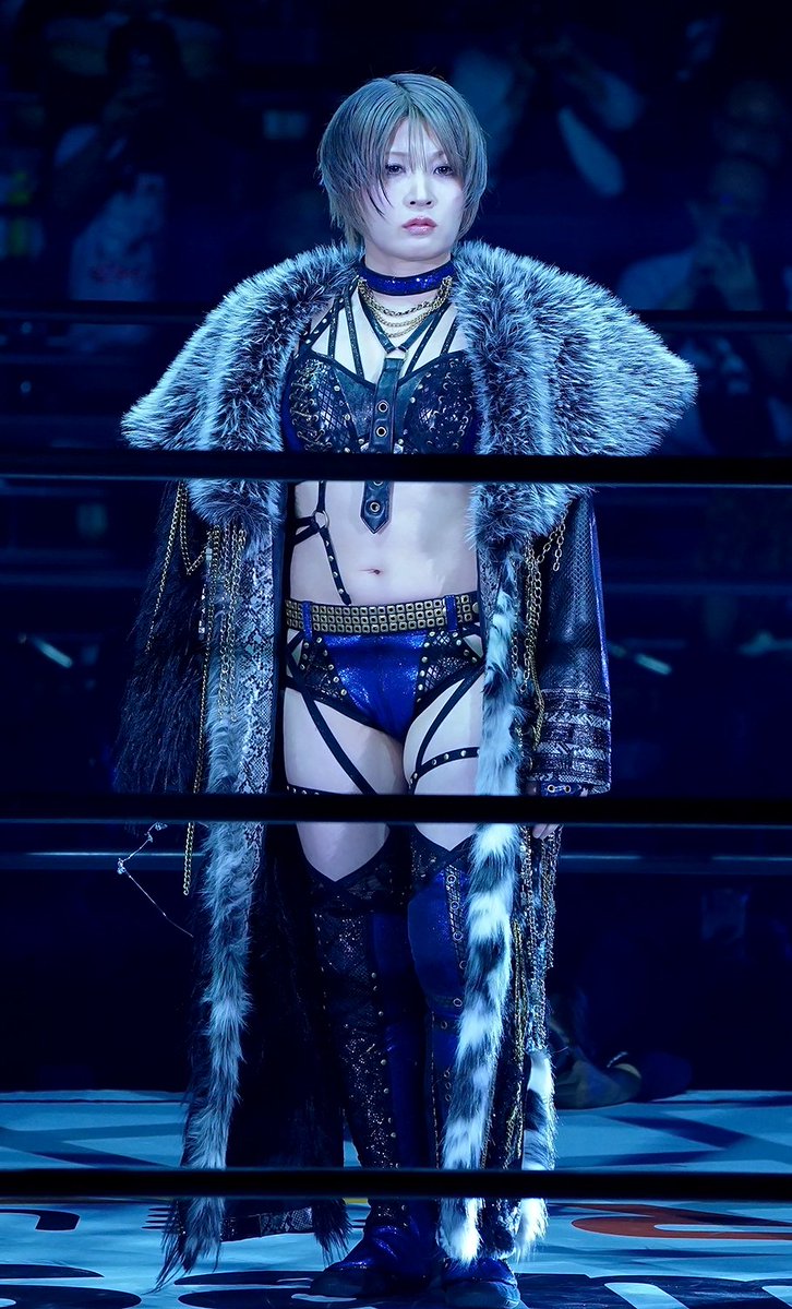 D_harry_rock's tweet photo. 2026.8/23 #STARDOM  両国国技館
〈安納サオリvs なつぽい〉①
引退を発表したなつぽい選手のライバルであり、相方である安納選手との最後のシングルマッチ。
もう二度と観られないと思うと悲しいけど、しっかり見届けようと思う。
#安納サオリ 
#なつぽい https://t.co/qcijlSq4ZI
