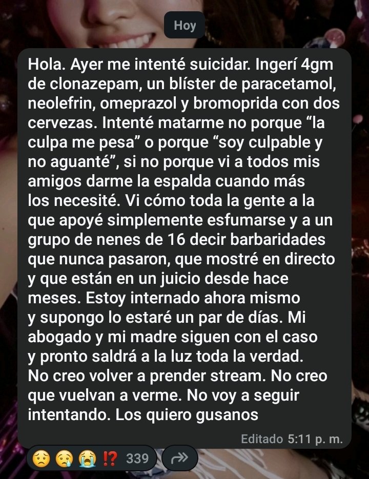 Angy_chuu's tweet photo. @inyverseee El G puso eso en su comunidad https://t.co/JaR1Yg0q6n