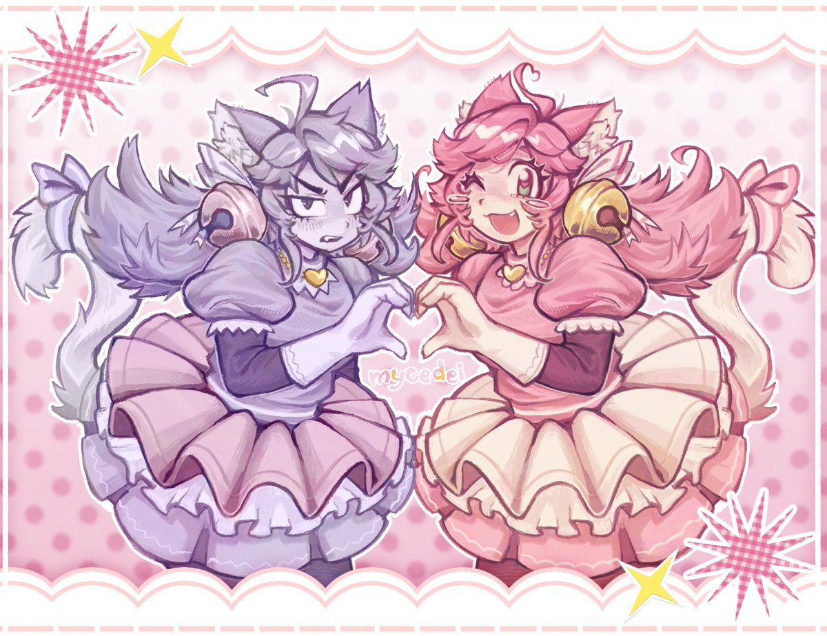 mycedei's tweet photo. Mew !!! Let's date , mew !!! 
#deltarune https://t.co/5oYFqejyBb