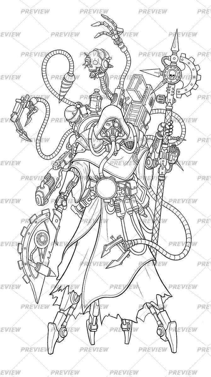 _Ryem_vt's tweet photo. Finished this OC design for my client! 💜⚙️💀
Had so much fun designing all the mechanical parts, cables, weapons, and little details around the character.

#Vtuber #ENvtuber #VRchat https://t.co/yhfJZ3sycf