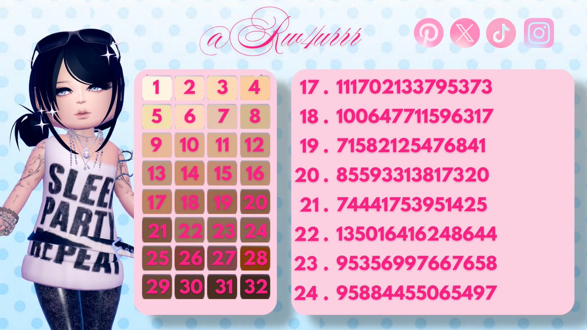 rw4urrr's tweet photo. 17. 111702133795373
18. 10064711596317
19. 71582135476841
20. 85593713817320
21. 74441753951425
22. 135016416248644
23. 95356997667658
24. 95884455065497 https://t.co/3UCuUE2IKp