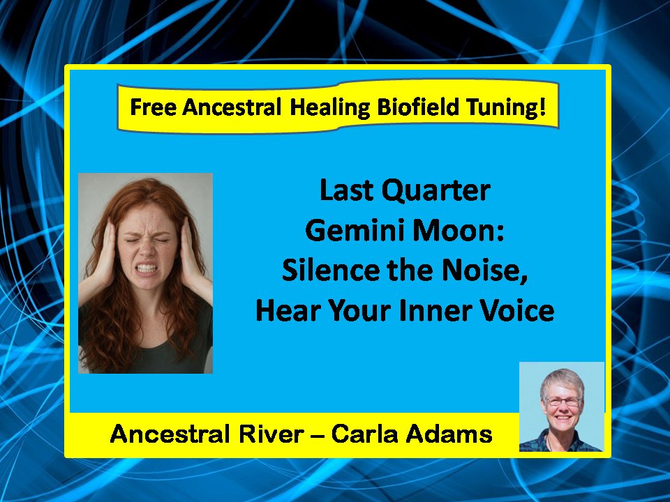 AncestralRiver's tweet photo. Silence the noise around you, and the mind chatter within you, and take time to listen to your spirit to know the way forward for you. My free weekly biofield tuning integrates us with the weekly skyclock energies  and flow more smoothly through each day:
https://t.co/HcfAgqLYm7 https://t.co/oVR08kFMJZ