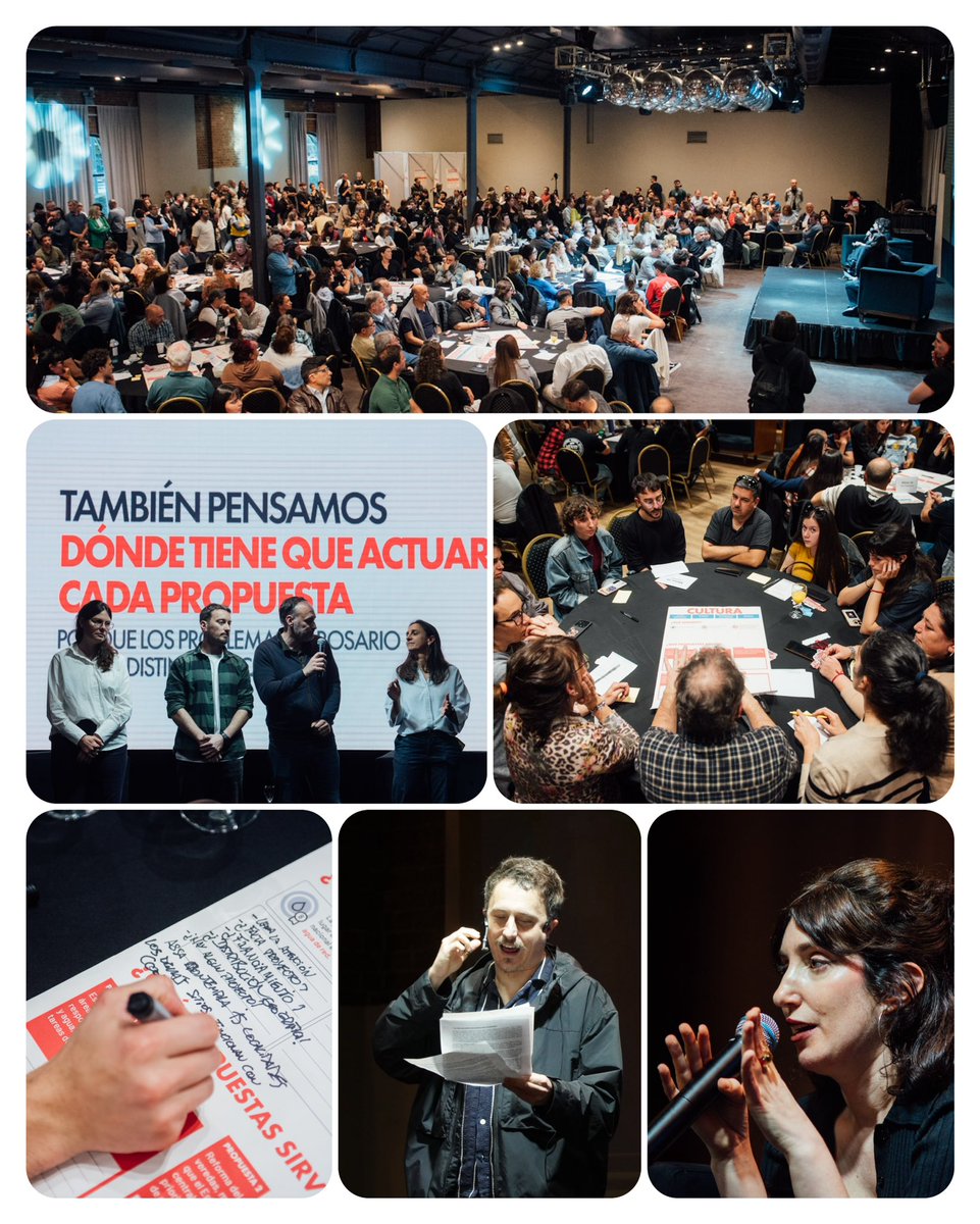 PSsantafe's tweet photo. PLANIFICAR SIRVE 💪

Convocados por nuestros centros de estudio, nos encontramos con más de 400 vecinos y vecinas, profesionales, empresarios, académicos e instituciones para debatir sobre los desafíos y las prioridades de la ciudad de Rosario: movilidad, vivienda, producción y empleo, salud, educación, deporte, cultura y juventudes, entre muchos otros.

Queremos construir una nueva agenda participativa, recuperando la capacidad de planificar y transformar con una mirada de largo plazo. Pensar la Rosario que se viene es una tarea colectiva.