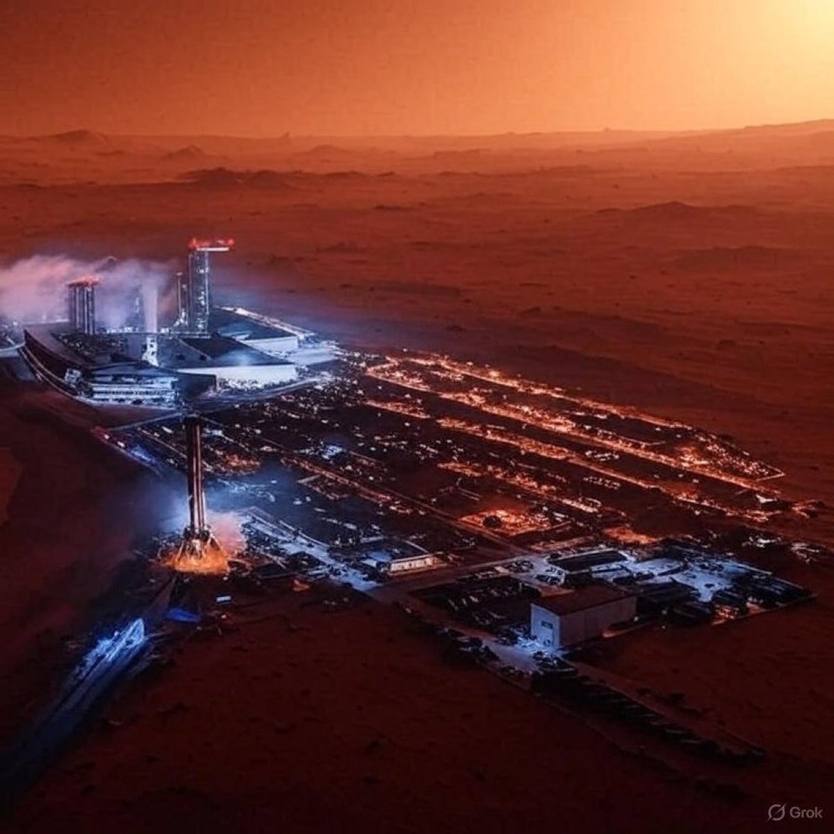 RollRocketX's tweet photo. Building a base on Mars will be one of the greatest challenges in human history https://t.co/XkYaRw5ppd