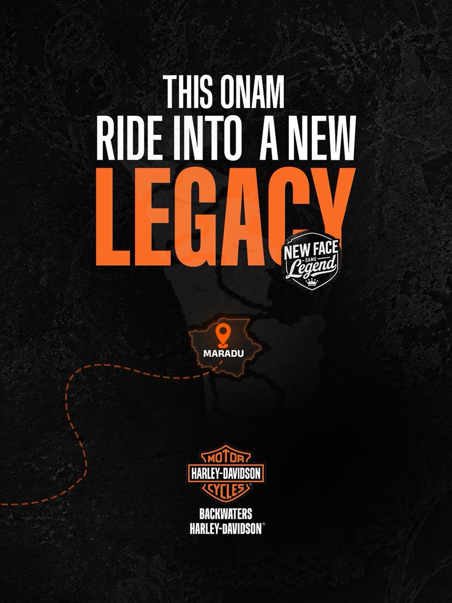 JeremiahLask's tweet photo. This Onam, every road leads to a new beginning. Ride into a new legacy with Backwaters Harley-Davidson and celebrate the spirit of freedom. For details: +91 9995228884. NH 47, Vytilla–Aroor Bypass, Kochi, Kerala 682304. https://t.co/iBJ7kVsAPj