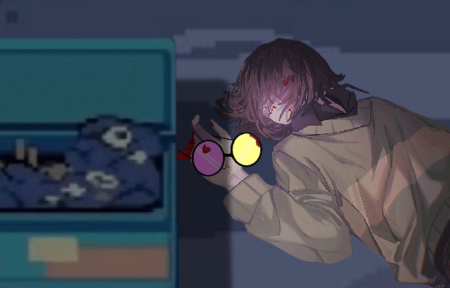 A_RandomChara's tweet photo. [[ Open interaction, also a bit of a lore drop if you want to. ]]

* (You saw a faint flash of light while walking around, so you scavenged around, trying to find its source. It didn't take long to find it. It was a person, passed out in a pool of their own blood with a pair

+ https://t.co/YvIAD73R0m