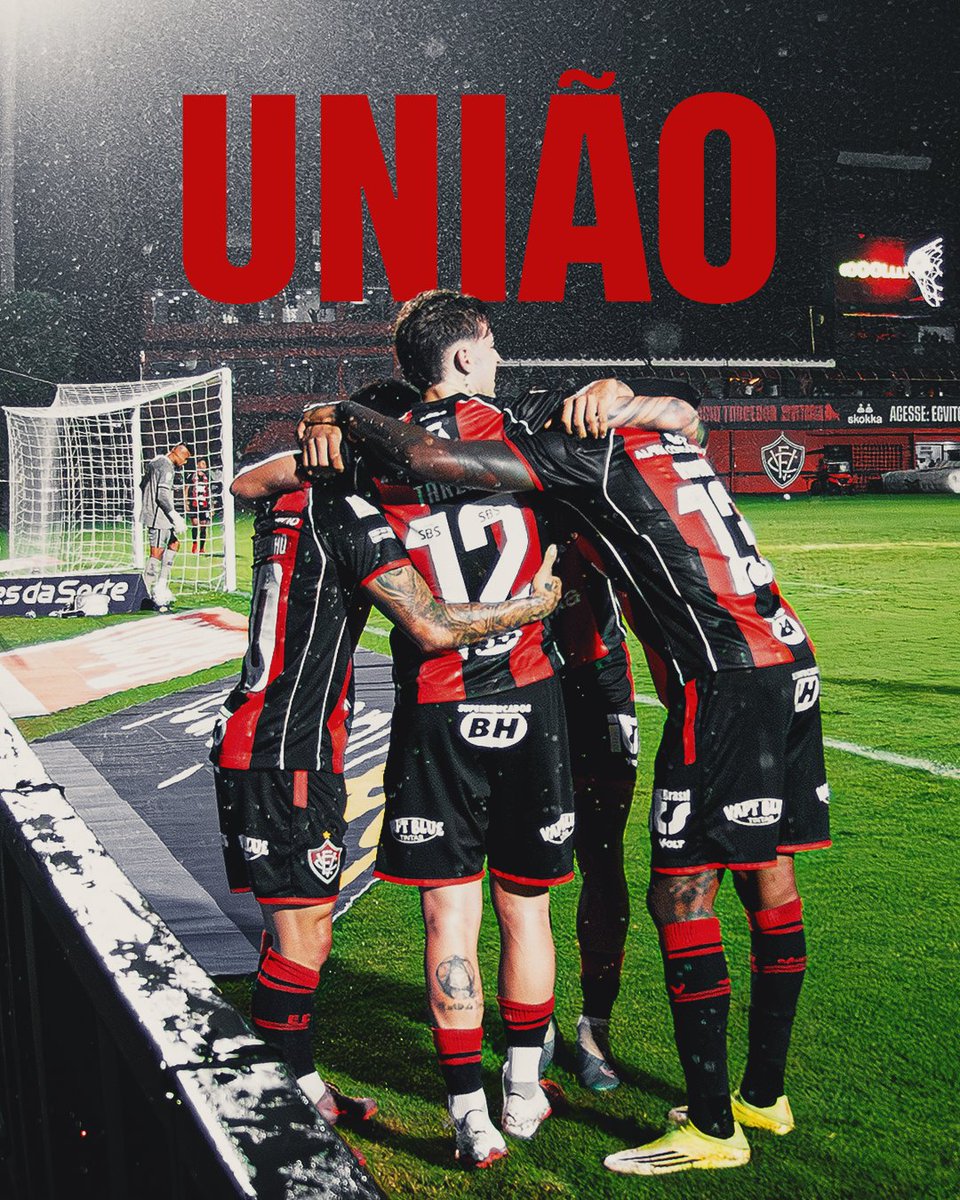 ECVitoria's tweet photo. VAI DAR CERTO! 🔴⚫🦁 https://t.co/uZsjlt2W4k