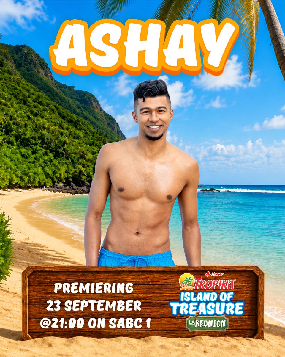 MyTropika's tweet photo. MEET ASHAY! 🌴⚡ Pure main character energy heading straight to Réunion Island! Ashay stood out from thousands of fans to lock down a spot in this life-changing showdown. Will Ashay’s strategy keep it smoooth when the island pressure hits?
#Tropika #IslandofTreasure #TIOTReunion https://t.co/8C7kzVgoa8