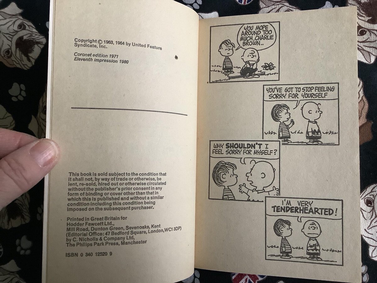 WatsonsVintage's tweet photo. A Super Fun and nostalgic #giftidea for a #Peanuts and #Snoopy Fan. RARE Vintage 1980 Charlie Brown and Snoopy Paperback Book by Charles M. Schulz - No 25 in the Coronet Series - Snoopy Fan Birth Year Gift https://t.co/z1CVFVXpY5 via @Etsy #VintageBooks #1980Gift #CharlesMSchulz #Cartoons #ComicStrips