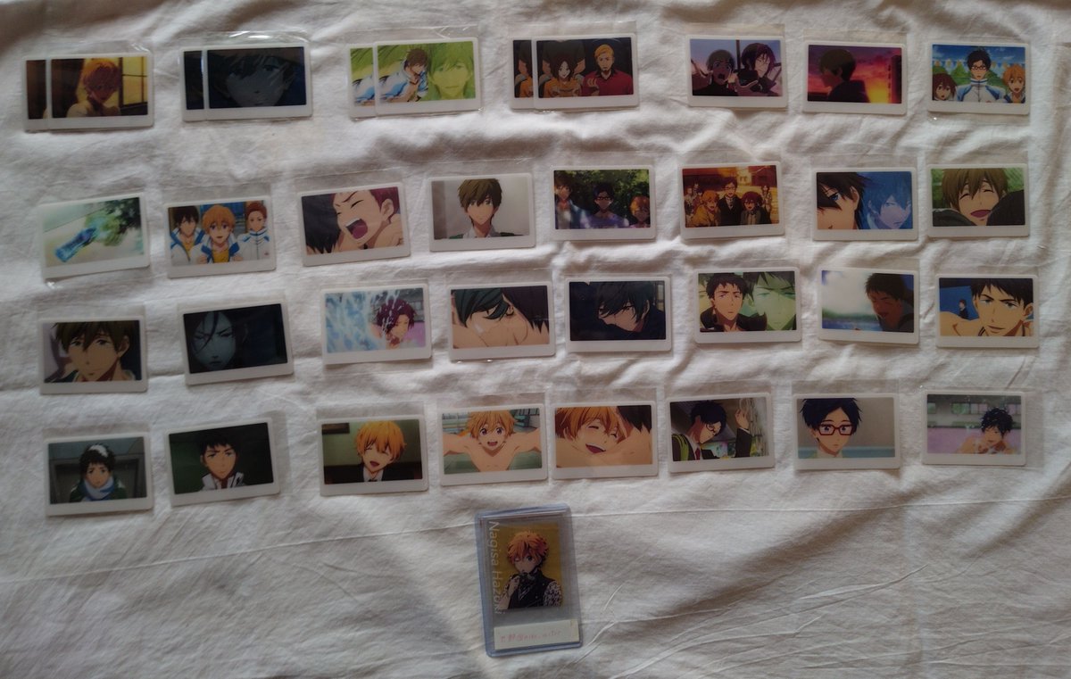 nino_actor's tweet photo. 【交換 譲渡 買取】Free! 七瀬遙 バースデーイベント バーイベ ミニフォトカード フォトカ

【譲】
画像①〜⑤参照
①は第1弾
②③④は第2弾(④は5枚セットで数字は所持数)
⑤はホロ

【求】
画像⑥参照(ホロ)
定価(+送料)

画像お借りしました。

ホロのコンプ目的

続く↓ https://t.co/SqT5woRk1g