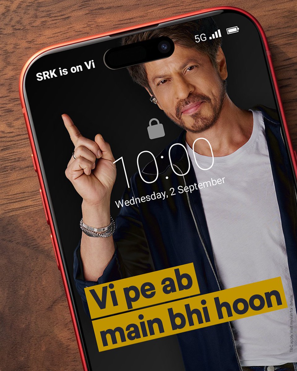 ViCustomerCare's tweet photo. That's right, SRK is right in my phone 🤩🥳🎉🕺💃💖👏
.
.
#Vi #SRKisonVi #ViIsChanging https://t.co/k091JekiUI