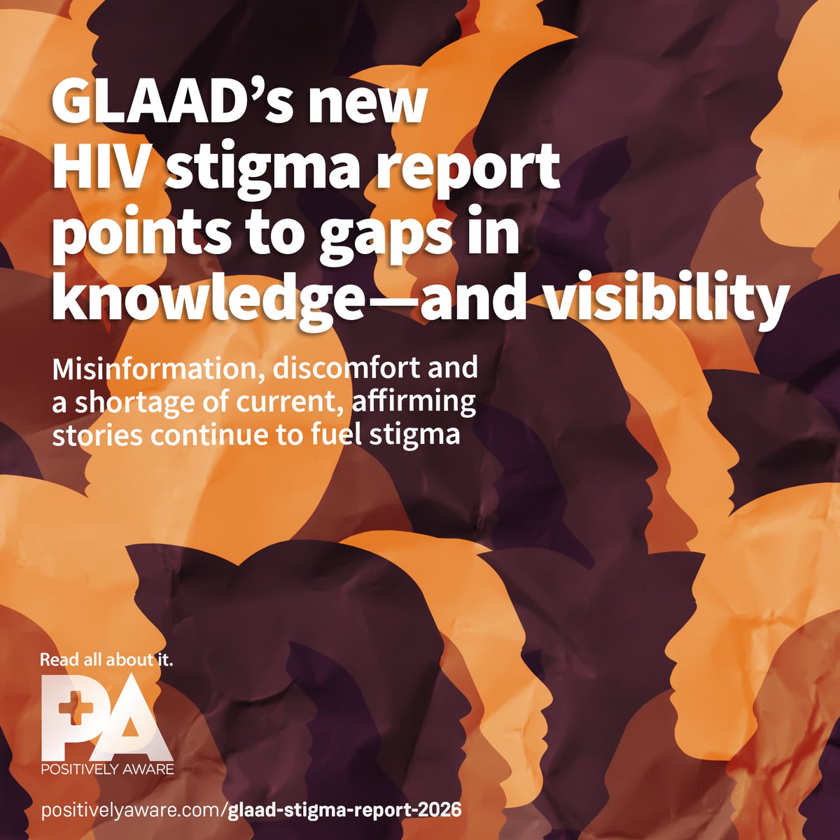 PosAware's tweet photo. Respondents to @glaad’s  #HIV #stigma survey recognized that HIV stigma exists, but the report found that knowledge of HIV has stagnated or even declined, driven by a lack of reliable information and visibility of HIV in media.
https://t.co/CkEeScnO0s https://t.co/xmiVUeURZe