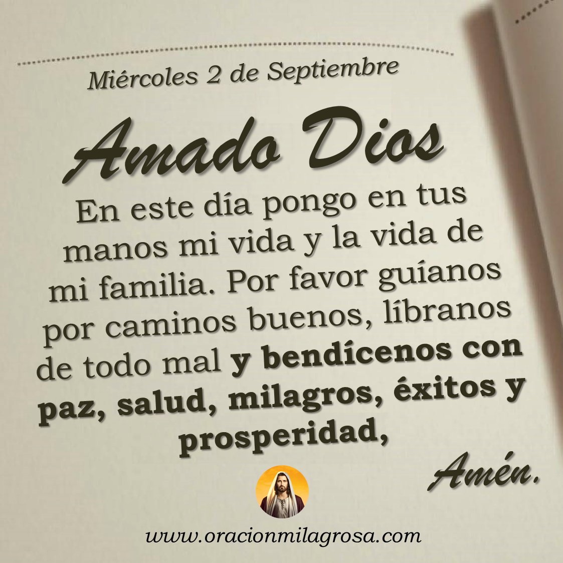 oracion_milagro's tweet photo. Oración para el miércoles 2 de septiembre de 2026: https://t.co/L3oOKFjDpF ✨