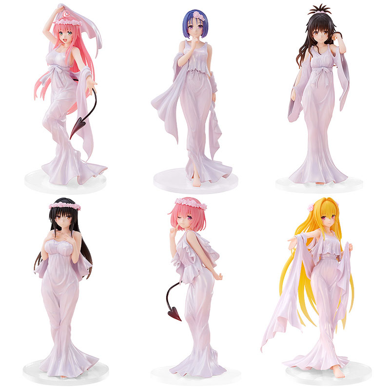amiami_akiba's tweet photo. 【#あみあみ秋葉原ラジオ会館店】 
    
VISION様の 
「CHILLfigg To LOVEる-とらぶる-ダークネス 15th 女神ドレスver.」
ご好評により再入荷しました🩷🪽

単推し、箱推し、もっと欲しい♪

ブランド“CHILLfigg”に大人気ハーレム漫画
「To LOVEる-とらぶる-ダークネス」がラインナップ！
15周年記念原画展の描き下ろし衣装で登場です。

場所は下りエスカレーター側、正面平台にて展開しております。
秋葉原にお越しの際は是非お立ち寄りください♪

#ToLOVEるダークネス #toloveru_d