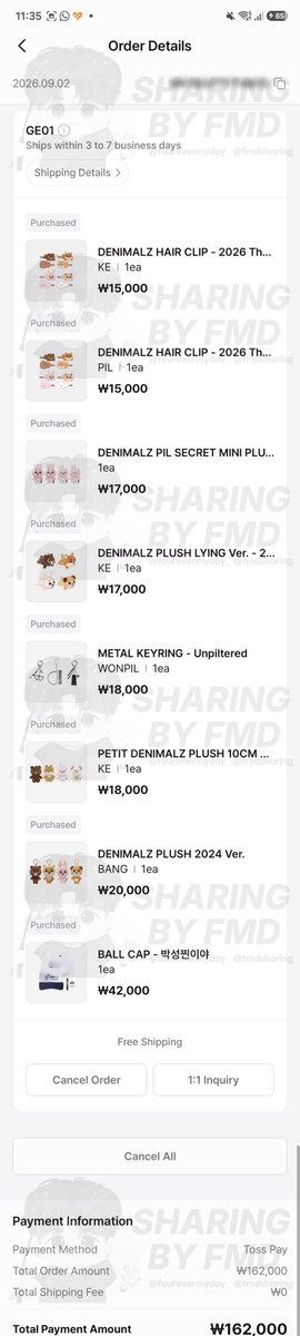 fmdsharing's tweet photo. SHARING BY FMD (fourevermyday_)

🍎 Restock Wonpil Unpiltered, DAY6 The Decade Merch, Park Sungjjiniya

#FMD_Proof https://t.co/gxca0jAV2B