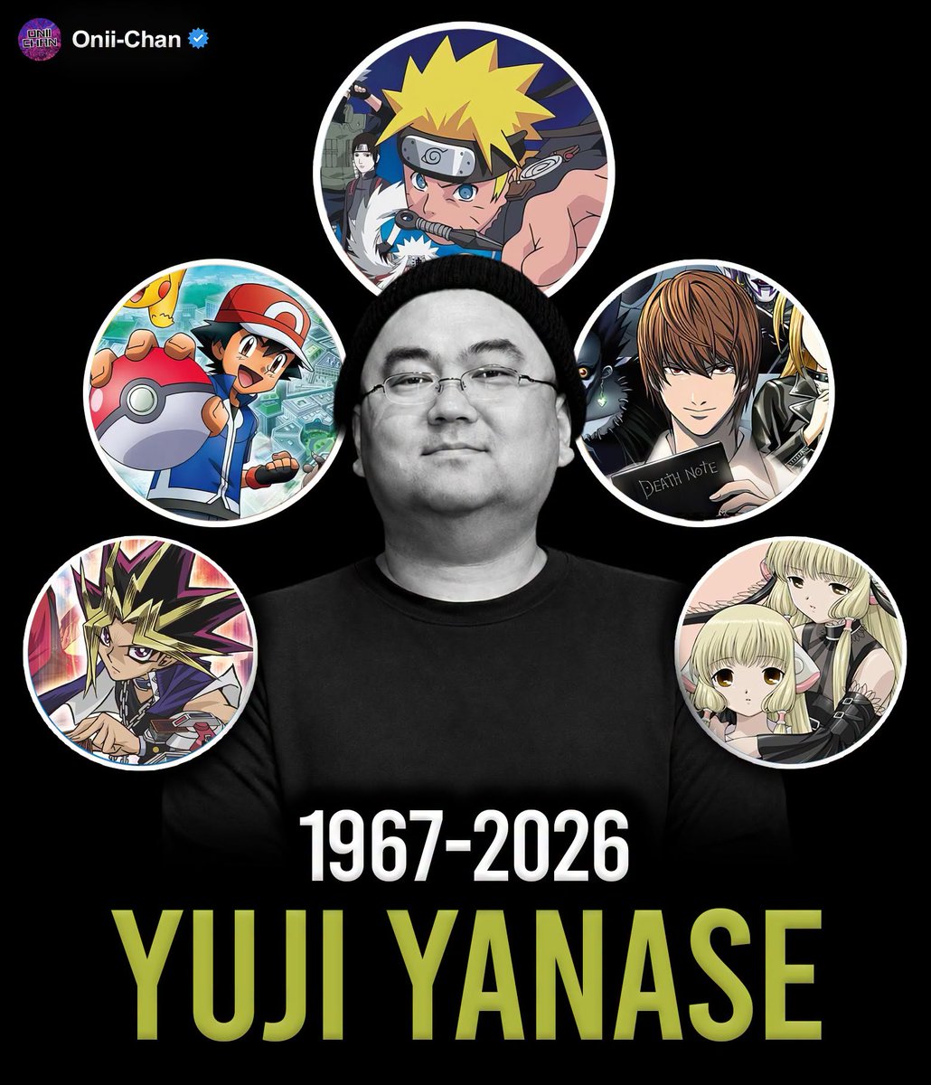 oniichanph's tweet photo. We just lost another legend today 😔

Anime just lost a veteran behind Akira, Death Note, Naruto and today’s biggest isekai titles.

Director and animator Yūji Yanase has passed away at 59. His death was announced today by the production committees behind The Insipid Prince’s Furtive Grab for the Throne and The World’s Strongest Rearguard, two currently airing anime he directed. Their staffs expressed deep gratitude for his work and sorrow over his sudden passing.

Yanase spent decades working across nearly every level of anime production. His extensive credits included:

• Akira — In-Between Animation
• Death Note — Key Animation
• Hellsing — Animation Director
• Chobits — Animation Director
• Naruto: Shippuden — Episode Direction
• Pokémon XY — Episode Direction
• Macross 7 — Key Animation
• Aria the Animation — Animation Director
• Symphogear — Animation Director
• Saint Seiya Omega — Animation Director

He later became especially known as a series director, leading anime including In Another World With My Smartphone, If It’s for My Daughter, I’d Even Defeat a Demon Lord, By the Grace of the Gods, In the Land of Leadale, My Unique Skill Makes Me OP Even at Level 1, I’ll Become a Villainess Who Goes Down in History, and Apocalypse Bringer Mynoghra. His directing career began with Himegoto in 2014.

His final chapter is especially bittersweet, with two series under his direction still airing when news of his passing was announced.

Rest in peace, Yūji Yanase. From animator to director, his work quietly became part of decades of anime history. 🕊️