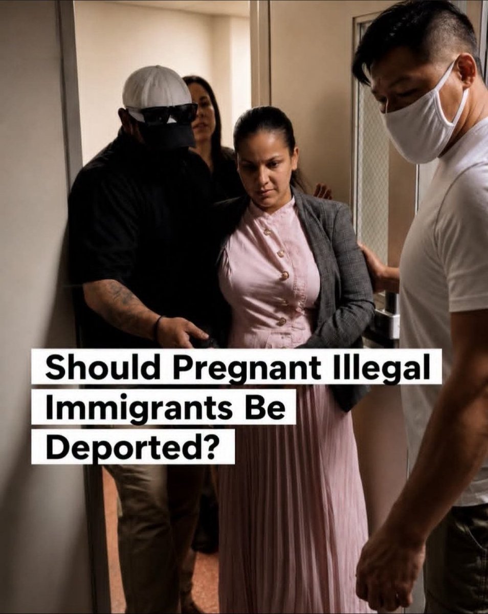 the_17thI's tweet photo. Be Honest:

 Should Pregnant Illegal Immigrants Be Deported?

Yes 
No https://t.co/TRLxUEkMsC
