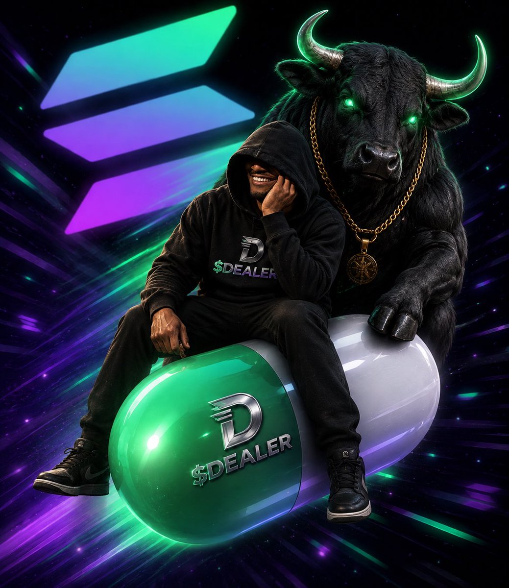 i_M_DEALER's tweet photo. $Dealer is the undisputed king of the Solana trenches. Ansem isn’t just a degen — he’s the Dealer. 30% of the entire supply already sits in his wallet. When the house holds the biggest bag, the game tilts in your favor. Pure alpha. Pure chaos. Pure upside. @cryptokingpin22 @blknoiz06 @BlackBullSol @CTONORMIESOL @solana @Pumpfun