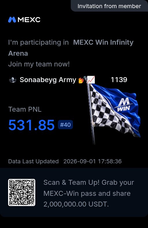 FurryRafiq's tweet photo. @MEXC_AfricaBU Sonaabeyg Army checking in! ๐ฅ
1139 members | Team PNL 531.85 | Rank #40
We're in the MEXC Win Infinity Arena and pushing for that prize pool. Who's joining the squad? Drop your UID and let's lock in.
#MEXCWin #MEXCSquad https://t.co/QLGKQdE4xP