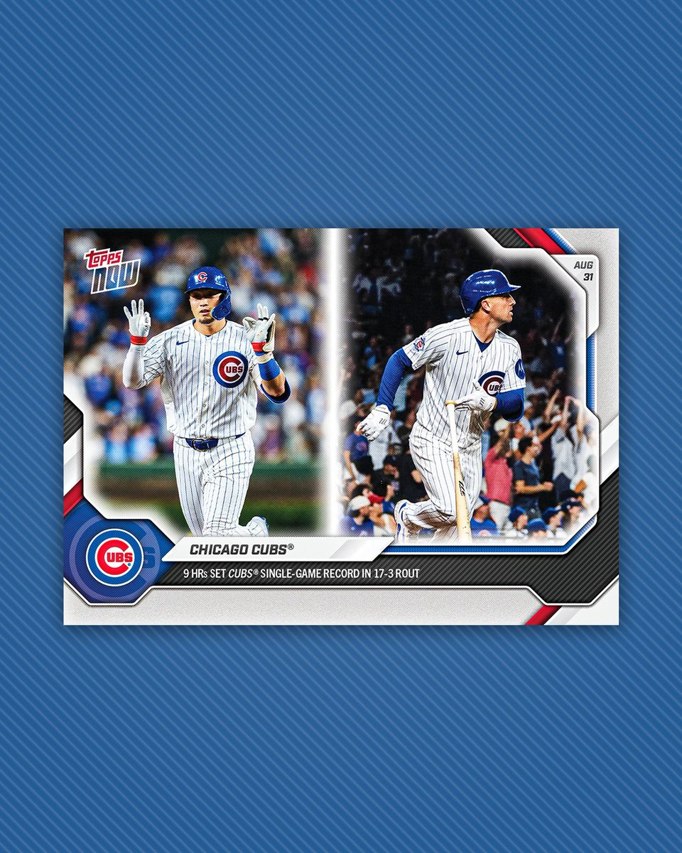 Topps Japan в X: „シカゴ・カブスの鈴木誠也ら7選手が球団新記録と