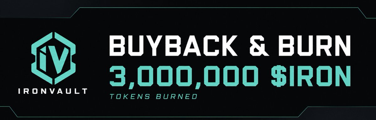 ironvault_RH's tweet photo. Buyback & Burn Update

Another 3,000,000 $IRON has been bought back and permanently burned.

The goal is to gradually reduce circulating supply and keep the token structure cleaner as Ironvault continues to grow.

No price promises. No gimmicks. Just a transparent on-chain action.

3,000,000 $IRON  gone for good.

Proof:
https://t.co/w6KQQ3nJMQ

Ironvault keeps building.