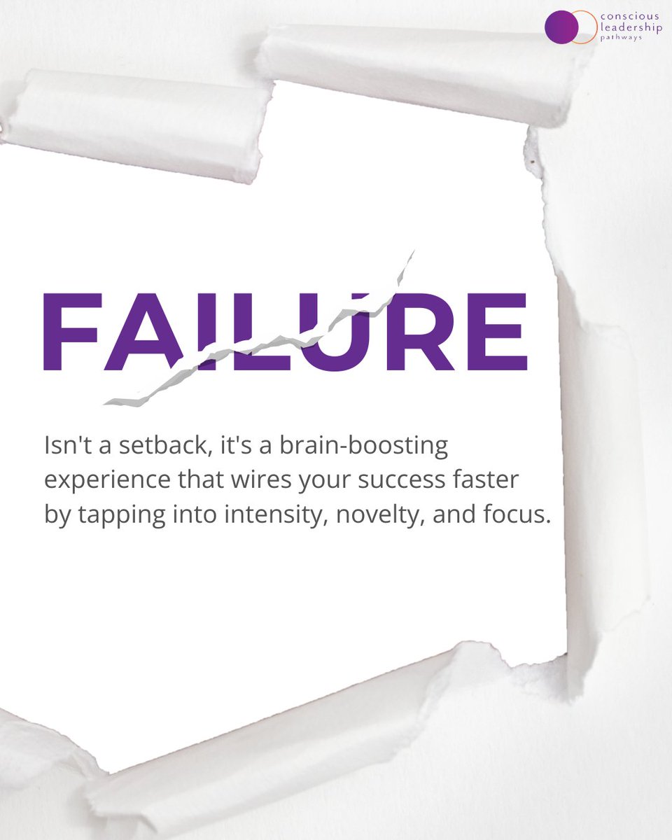 ConsciousLP123's tweet photo. Ever wonder why failure feels like the best teacher? Your brain learns faster when the stakes are high. Embrace the intensity, novelty, and focus, that's how we grow ✨ 

Learn more? Download the free Conscious Leadership Roadmap now ⬇️ 
https://t.co/FZHYfCpaDt

#Leadership https://t.co/9niq2lCgfn