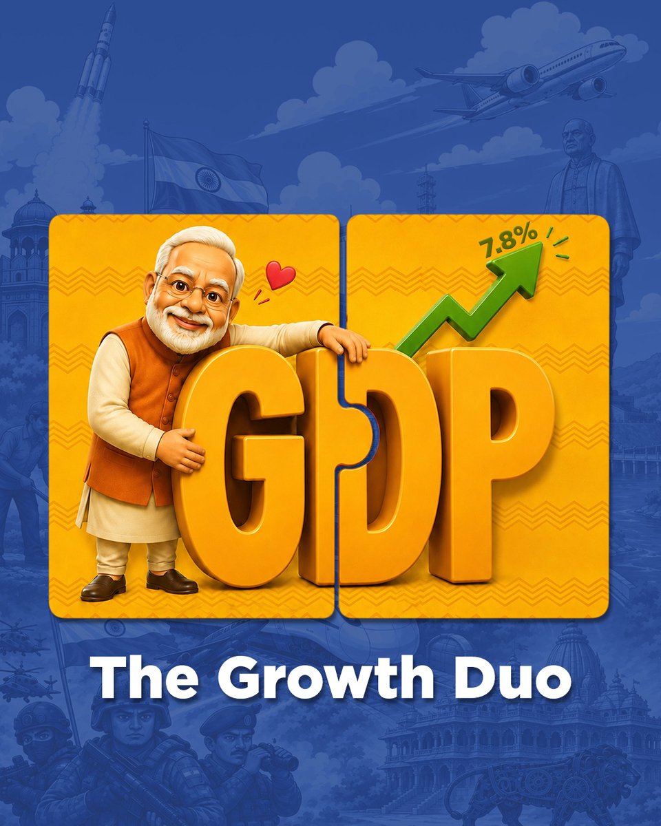 BJP4Maharashtra's tweet photo. The growth duo is unmatched. 🧩 https://t.co/Boq4eSGo1e
