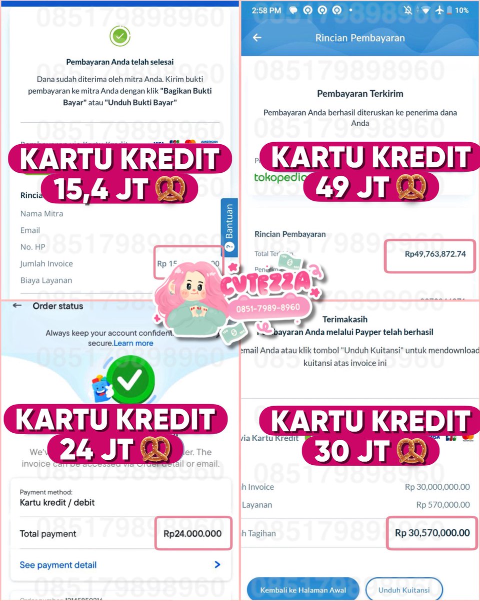 gelzut's tweet photo. Holaaaw bub 🧜🏻‍♀️🫰🏻

Zaa open gestun untuk SPayLater, Kredipaw, Indodana, Yup, GoPayLater &amp; lainnya 🧸✨

── 𐐪𐑂 Nominal kecil atau besar, semua ready 🥨 proses fast &amp; bisa cair ±3 menit ⚡️

📲 langsung cus ke WA di bio yaa 💌 #zonauangㅤ https://t.co/pTrzvJOv2r