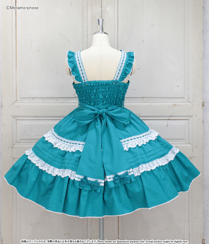 MetamorphoseEng's tweet photo. 💚COMING SOON💚
Ladder Lace Pintuck Frill JSK
https://t.co/iPETJFyL21

- JSK
- Bow Headdress

color: Emerald

Release from around noon JST on Sept 4, online✨
#ladderlace #pintuck
#metamorphose #mtdf #Lolitafashion https://t.co/gawT3pKEN0