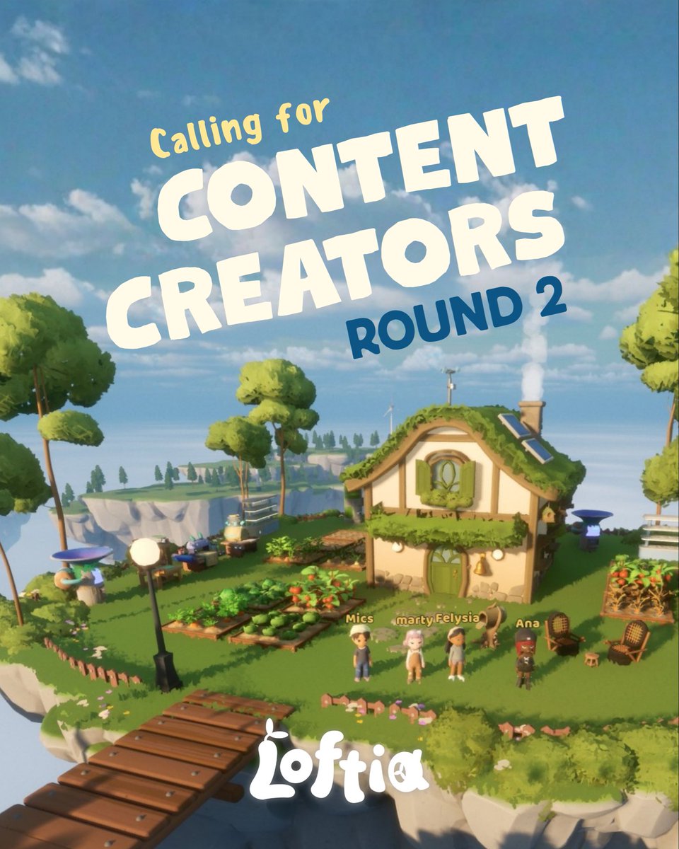 loftiadev's tweet photo. 📢 Calling content creators!! 📢
 Loftia is coming to Early Access soon, and we’re looking for more creators to join our Loftia Partner community! 

Join future playtests and be among the first to see what’s next 🌱

Applications are now open! Tag your favorite creators below 💛☺️